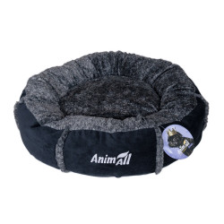 AnimAll Лежак Mary Velvet S BLACK (56X56X15)