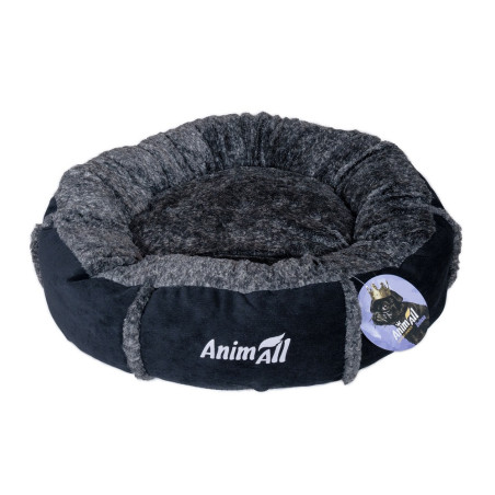 AnimAll Лежак Mary Velvet S BLACK (56X56X15)