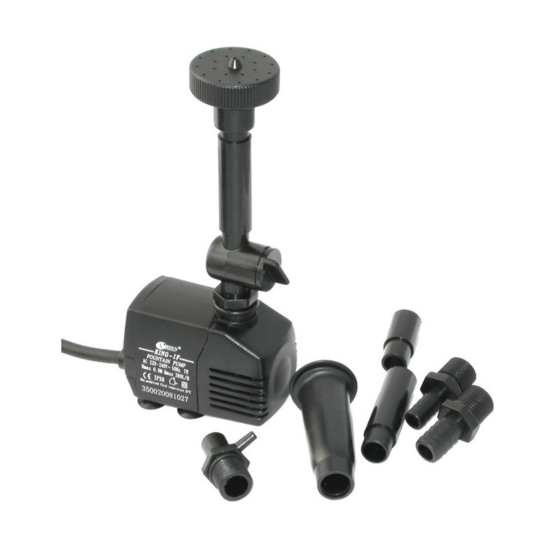 Помпа Resun King-1F фонтанная, 380 л / год, 0.9 м, з насадками