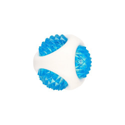 Іграшка AnimAll GrizZzly LED-м'яч що світиться, біло-синій, 7.7 см