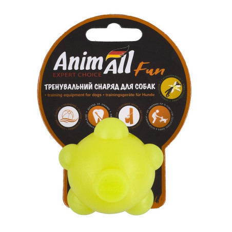 Іграшка AnimAll Fun куля молекула, жовта, 5 см