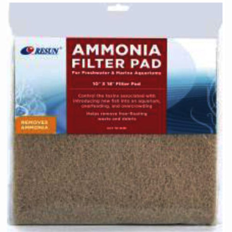 Фільтруючий матеріал Resun FTP-02 килимок, з сорбентом амонію, 254х457 мм