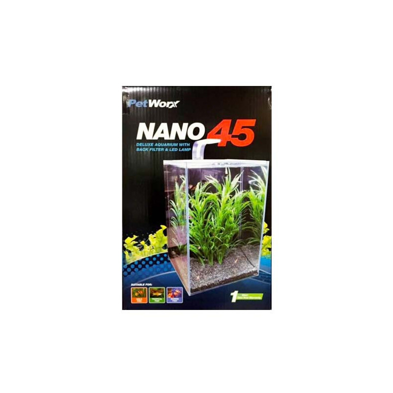 Акваріумний набір PetWorx Nano-45 з обладнанням, 40 л