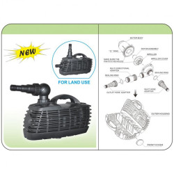 Помпа Resun EP-6000 ставкова, фонтанна