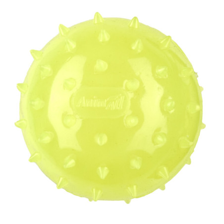 АnimАll Fun м'яч шипований з пищалкою, 75 мм, жовтий