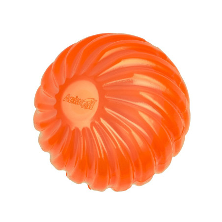 АnimАll Fun м'яч хвиля з пищалкою, 75 мм, помаранчевий