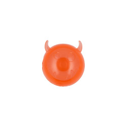 АnimАll Fun м'яч чортик з пищалкою, 45 мм, помаранчевий