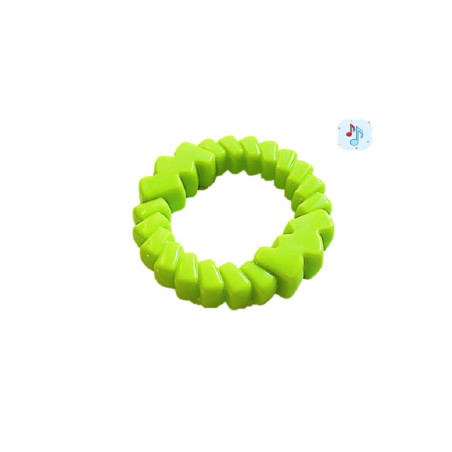 Іграшка AnimAll GrizZzly для собак, кільце мотиваційний, зелене, 16.5 см