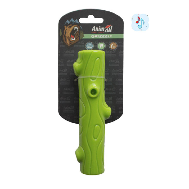 Іграшка AnimAll GrizZzly хрустка паличка, зелена