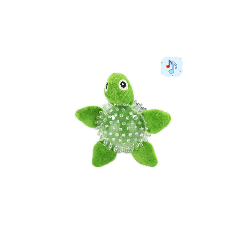 М'яка іграшка AnimAll GrizZzly Черепаха, для собак, 9 см, зелена