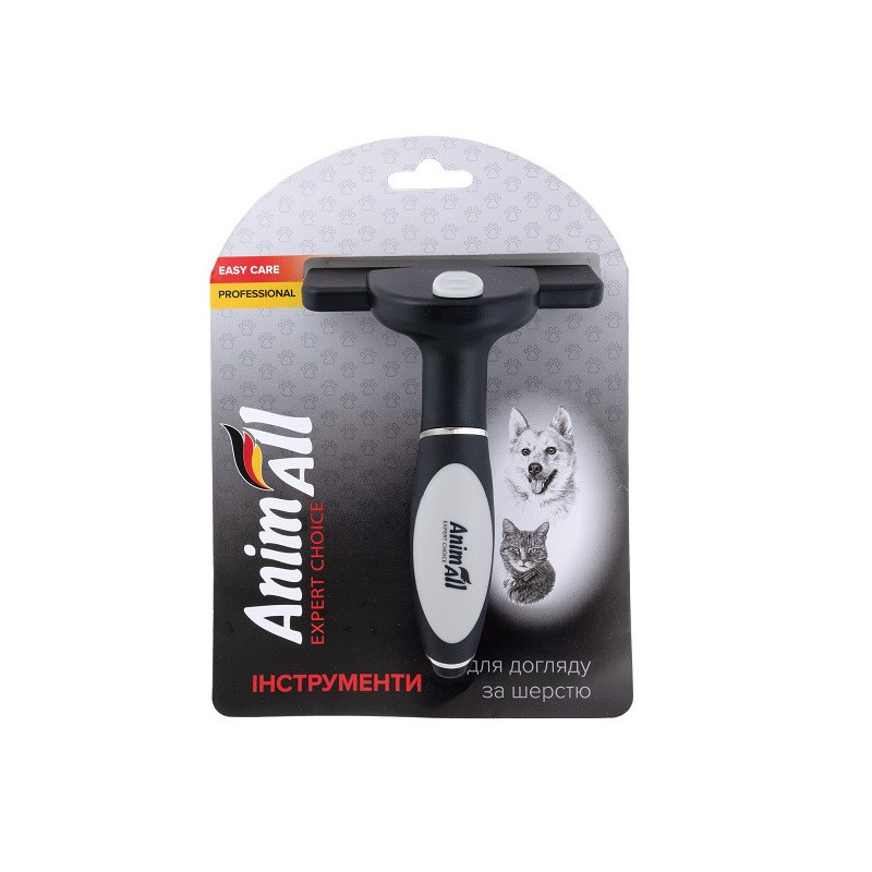 ТМ AnimAll Groom дешеддер L Сірий, MG9720