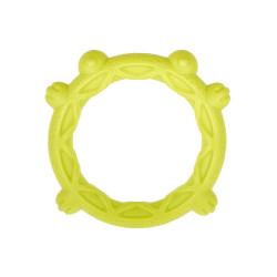 АnimАll GrizZzly Мотиваційна іграшка Кільце-Жабка М, зелена, (16,9x16,4x2,6 см)