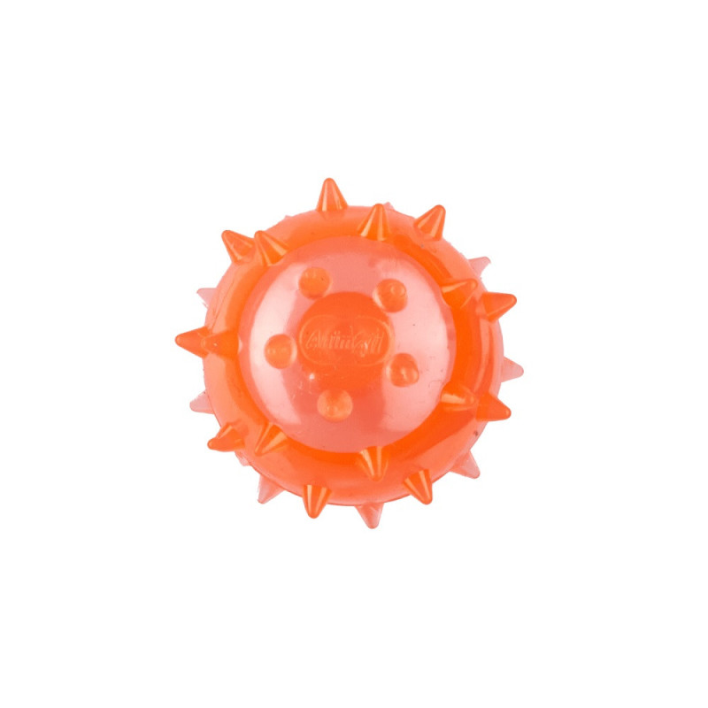 АnimАll Fun м'яч шипований з пищалкою, 45 мм, помаранчевий