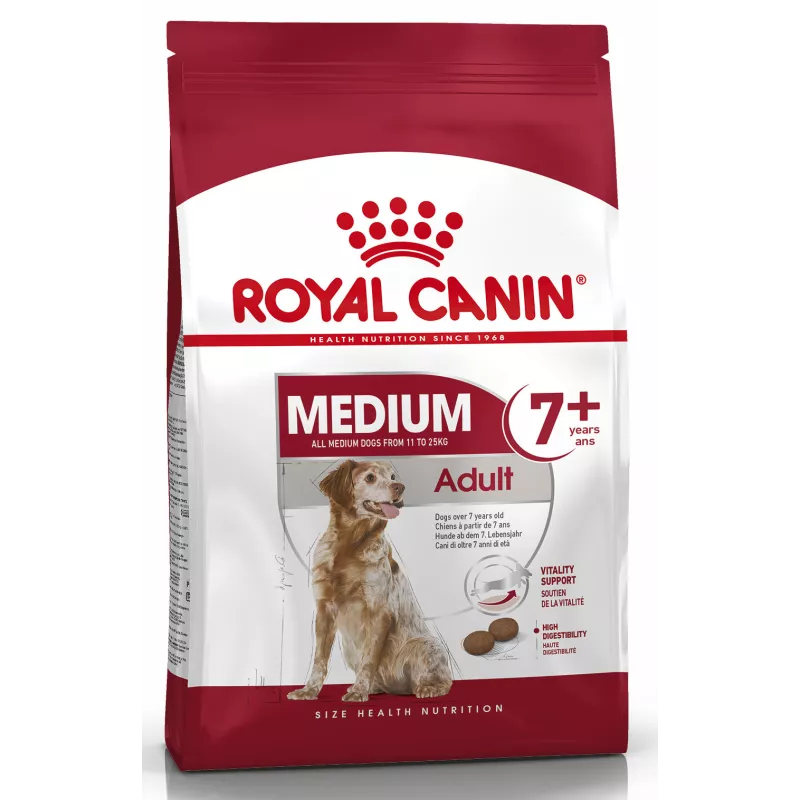 Medium Adult 7+ Сухий Корм Для Дорослих Собак Середніх Порід 4 кг