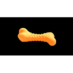 Іграшка AnimAll GrizZzly для собак, кістка, помаранчева, 11 × 4.7 см