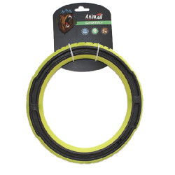 Іграшка AnimAll GrizZzly для собак, супер-кільце, зелене, 24 см