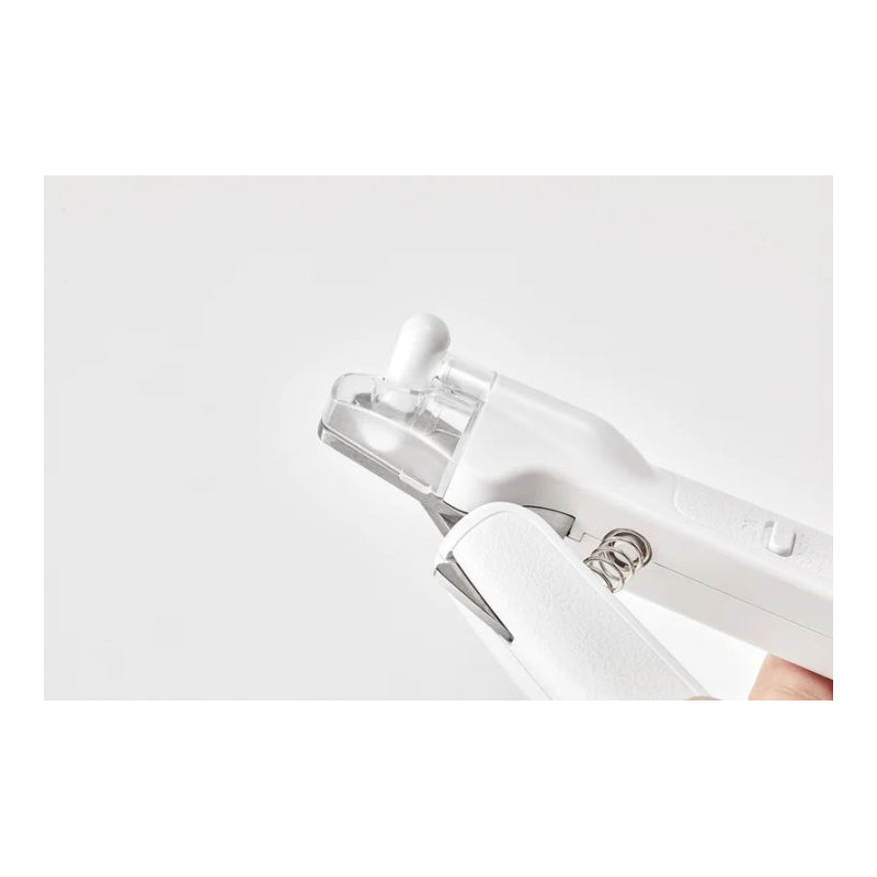 Когтерез AnimAll Groom для котів та собак, з LED підсвічуванням та контейнером для збору пазурів, білий