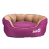 Лежак AnimAll Royal Velours М Fuchsia для котів і собак, 53х47х21 см