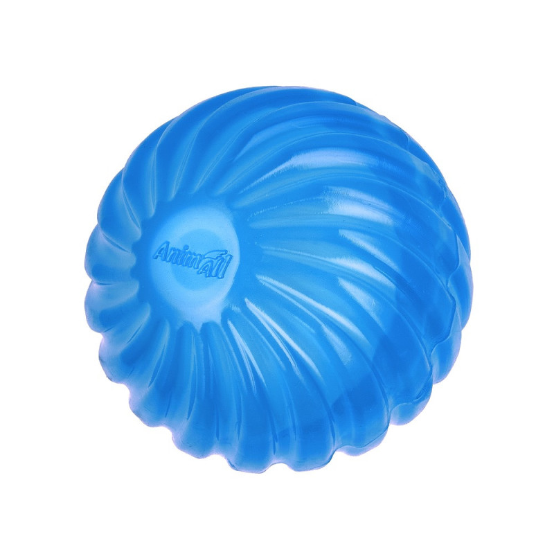 АnimАll Fun м'яч хвиля з пищалкою, 75 мм, синій