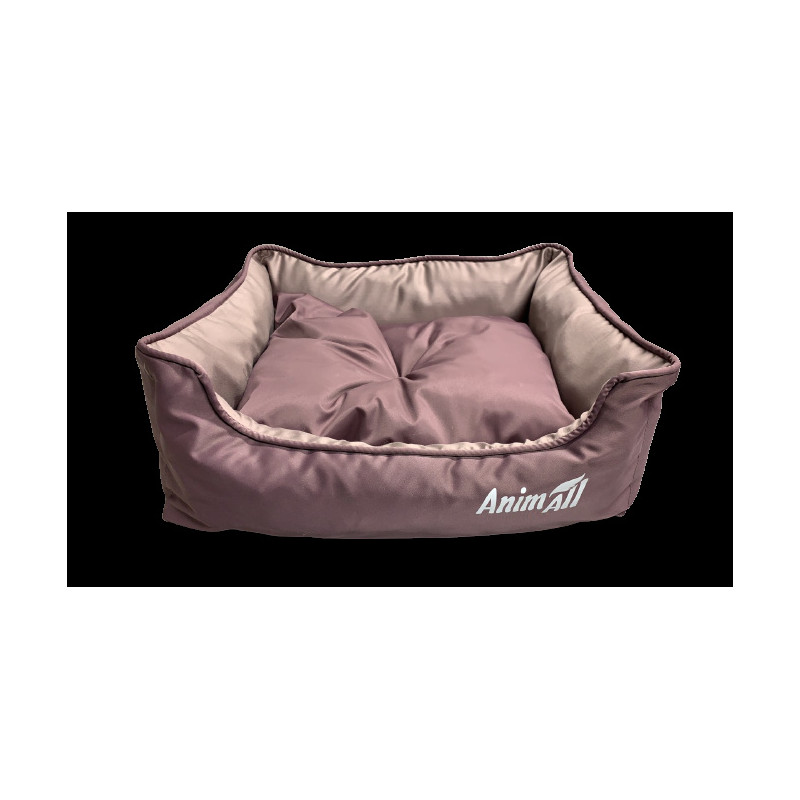 Лежак AnimAll Nena VELOURS CACAO, для котів, S, 45x35x16 см