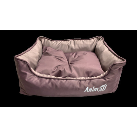 Лежак AnimAll Nena VELOURS CACAO, для котів, S, 45x35x16 см