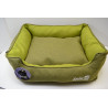 Лежанка AnimAll Anna L Salad для собак і котів, салатова, 65×51×18 см