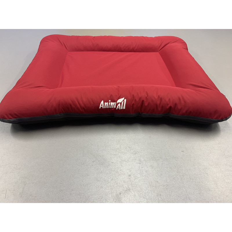 Лежанка AnimAll Super Max M HOT RED для собак і котів, червона, 80×65×12 см