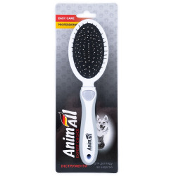 Гребінець-щітка 2 в 1 AnimAll Groom, сіра