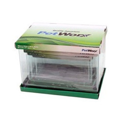 Набір PetWorx EA32 із 4 акваріумів із покривним склом та приклеєною підкладкою.