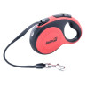 ТМ AnimAll Рулетка-повідець з LED ліхтариком, L до 50кг/5м червона-чорна