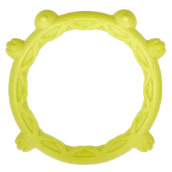 АnimАll GrizZzly Мотиваційна іграшка Кільце-Жабка L, зелена, (23,5x22,8x3 см)