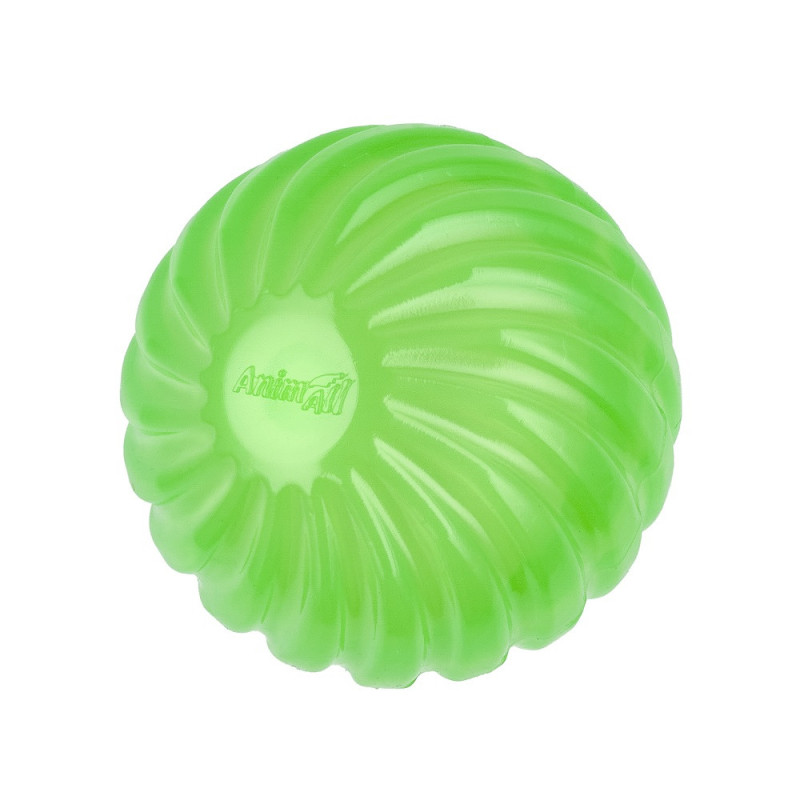 АnimАll Fun м'яч хвиля з пищалкою, 75 мм, зелений