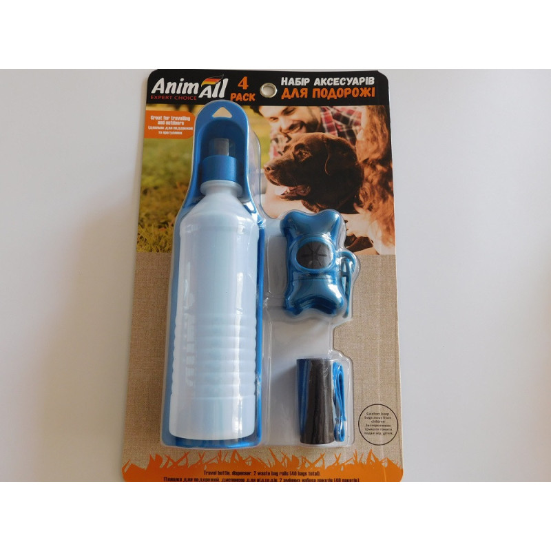 Набір для прогулянок AnimAll, блакитний