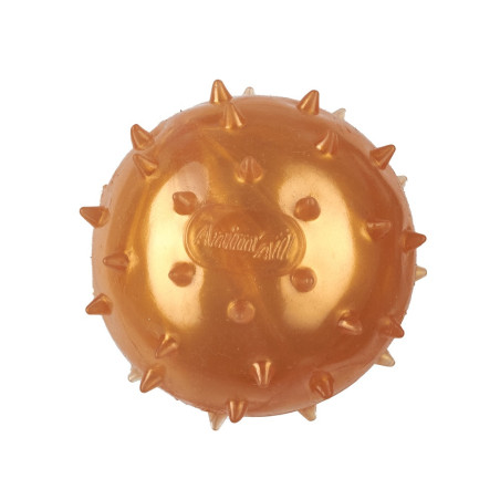 АnimАll Fun м'яч шипований з пищалкою, 65 мм, золотий