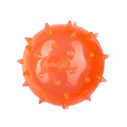 АnimАll Fun м'яч шипований з пищалкою, 65 мм, помаранчевий