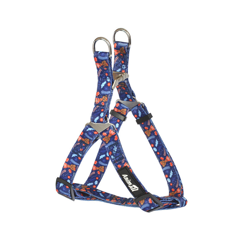 Шлея AnimAll XS-4, для собак, нейлон, 1×25-35 см