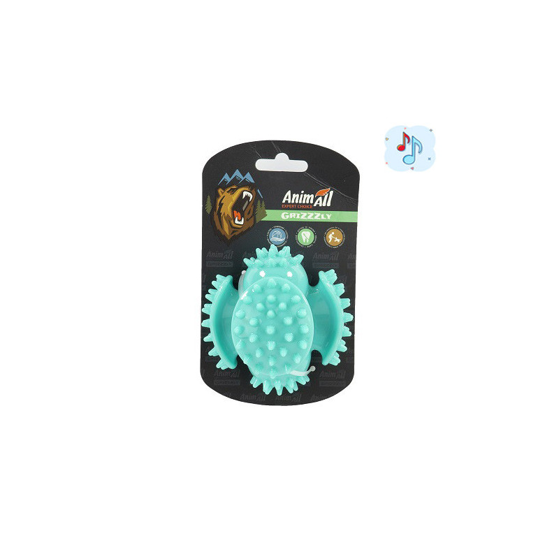 Іграшка AnimAll GrizZzly мультифункціональний м'яч, для собак, 9.3 см, м'ятна