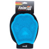 Рукавичка для вичісування шерсті AnimAll Groom для тварин, блакитна