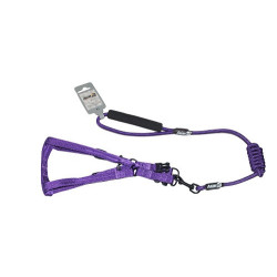 Комплект шлея з повідцем AnimAll для тварин, M, 1×120/49-96 см, синій