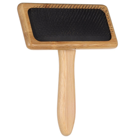 Flamingo 522389 Щітка-пуходерка BAMBOO для собак, L|16Х12,2см