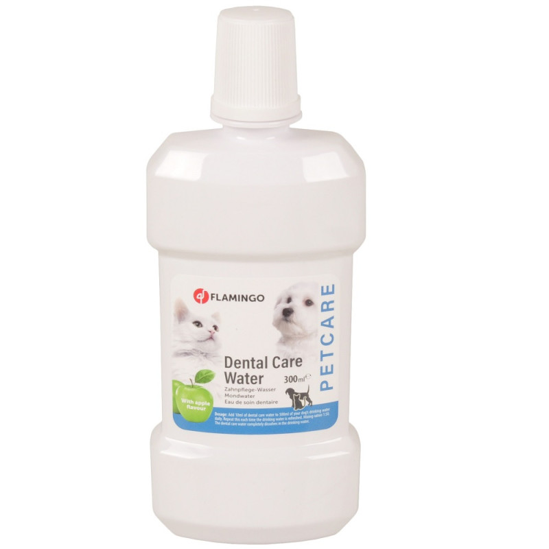 Flamingo 517266 Ополіскувач ротової порожнини собак/котів, аромат яблука, 300мл