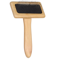 Flamingo 522388 Щітка-пуходерка BAMBOO для собак, M|15,3Х9,5см