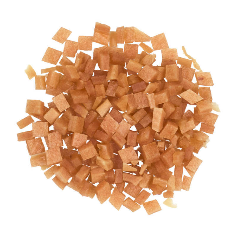 Ласощі Flamingo маленькі кубики з м’ясом курки для котів 50 г