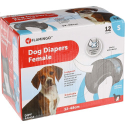 Flamingo 510585 Підгузки для собак жіночої статі, S