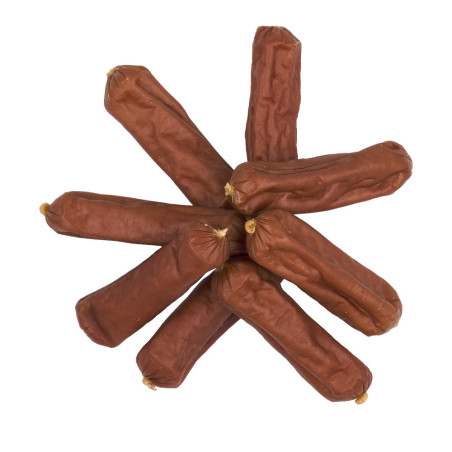 Ласощі Flamingo сосиски з м’ясом кролика для собак 75 г