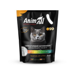 Силікагелевий наповнювач AnimAll з індикатором здоров’я PH, 3 л (1.2 кг)