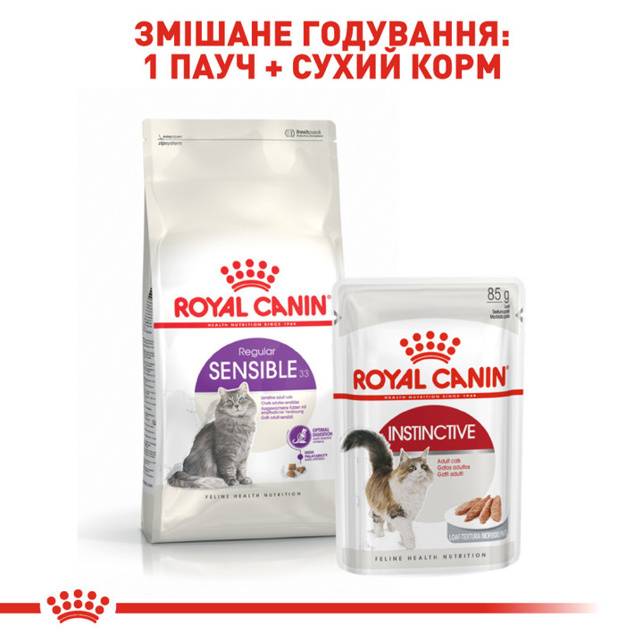 Купуйте 2 кг Royal Canin SENSIBLE для котів із чутливим травленням - Ваш вибір номер один!