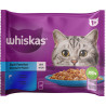 Whiskas тунець, лосось в желе 4х85 г - Корм для кішок