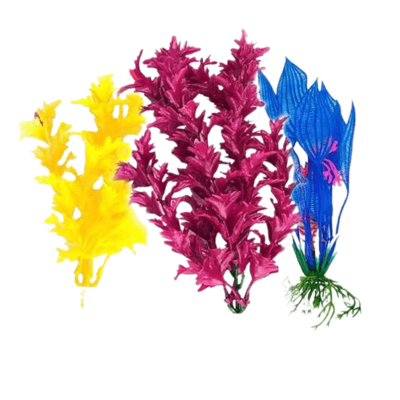 Набір акваріумних рослин Resun PLK 130, пластик, 3 шт