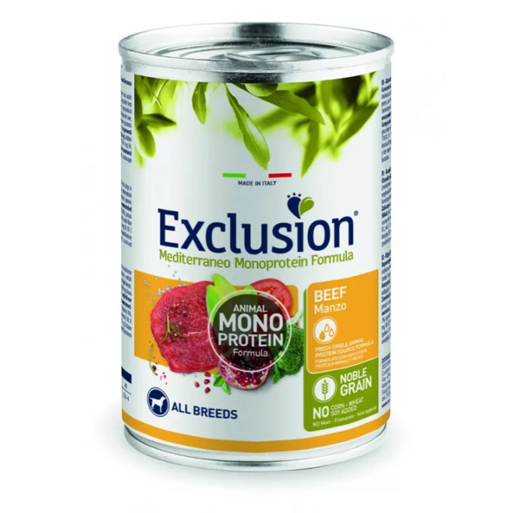 Exclusion Adult Beef 400 г - Консерви для дорослих собак всіх порід з Яловичиною